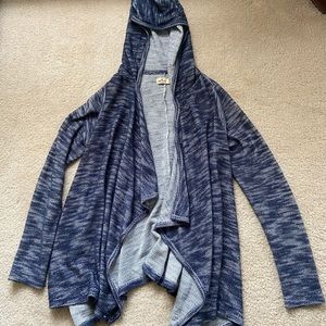 Hollister flowy hooded cardigain